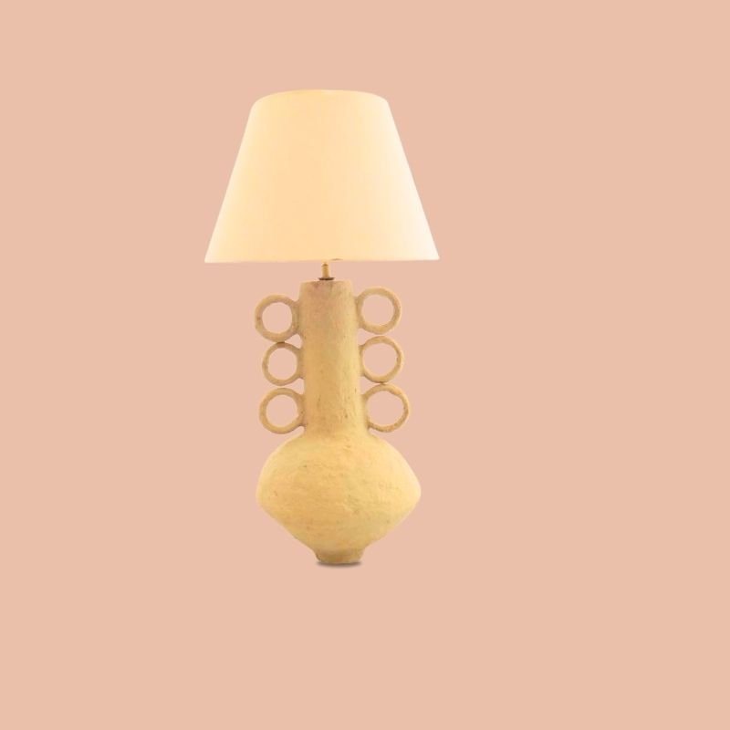 1-5.jpg Paper Mache Lamps - Image 1