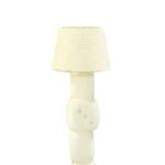 Paper Mache Floor Lamp and Table Lamp - Image 3